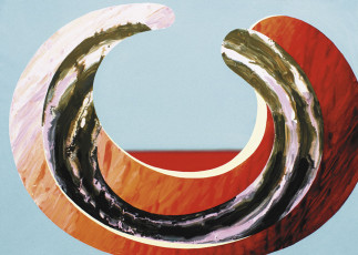 o.T., 2001, Acryl auf Papier, 57 x 80 cm