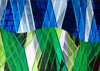 o.T., 2020, Acryl auf Papier, 75 x 104,5 cm