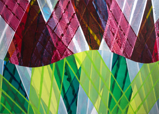 o.T., 2020, Acryl auf Papier, 74 x 104 cm