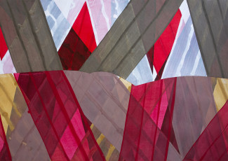 "Baigali (Natur)", Erden, Binder, Acryl auf Papier, 74,6 x 104 cm