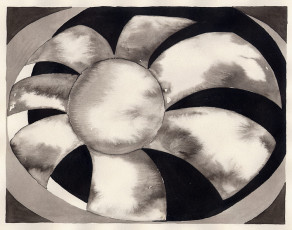 o.T., 1998, Tusche auf Papier, ca. 17,5 x 22,5 cm