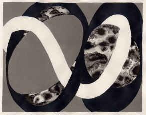 o.T., 1999, Tusche auf Papier, ca. 17,5 x 22,5 cm