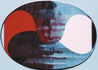 o.T., 2003, Acryl auf Papier, 57 x 80 cm