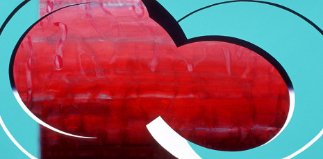 o.T., 2008, Acryl auf Papier, 40 x 80 cm
