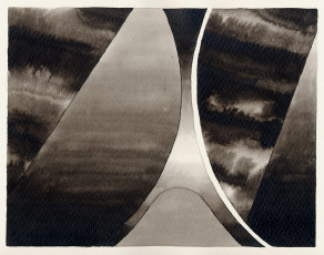 untitled, 2009, drawing ink on paper, approx. 17,5 x 22,5 cm