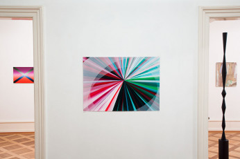 untitled, 2012, acrylic on paper, 57 x 80 cm;  Alle Jahre wieder...., Galerie Katharina Krohn, Basel, Schweiz