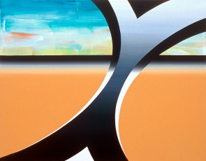 o.T., 2010, Acryl auf Leinwand, 70 x 90 cm  