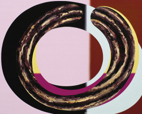 o.T., 2001, Acryl auf Leinwand, 110 x 140 cm

