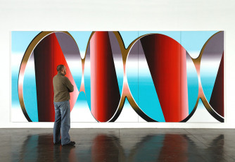 o.T., 2006, Acryl auf Leinwand, 280 x 650 cm