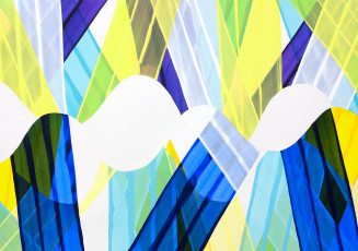 untitled, 2018, acrylic on paper, 76,5 x 108,4 cm