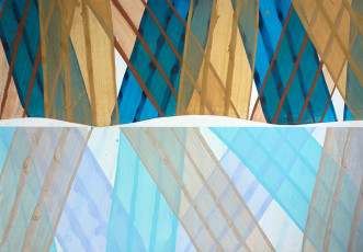 "Baigali (Natur)", Erden, Binder, Acryl auf Papier, 73,7 x 104 cm