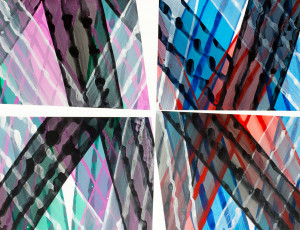 untitled, 2021, acrylic on paper, 81 x 106 cm