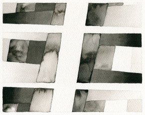 o.T., 2017, Tusche auf Papier, ca. 17,5 x 22,5 cm


