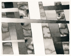 o.T., 2017, Tusche auf Papier, ca. 17,5 x 22,5 cm