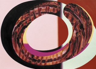 o.T., 2001, Acryl auf Papier, 57 x 80 cm