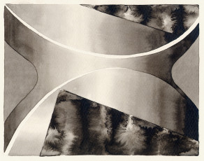untitled, 2009, drawing ink on paper, approx. 17,5 x 22,5 cm