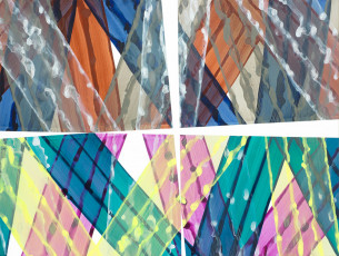o.T., 2021, Acryl auf Leinwand, 80,3 x 106,5 cm
