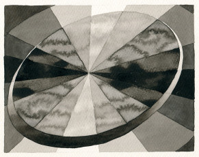 untitled, 2017, drawing ink on paper, approx. 17,5 x 22,5 cm
