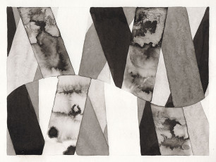untitled, 2025, drawing ink on paper, approx. 17 x 22,8 cm